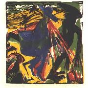 Ernst Ludwig Kirchner, Schlemihls entcounter with the shadow